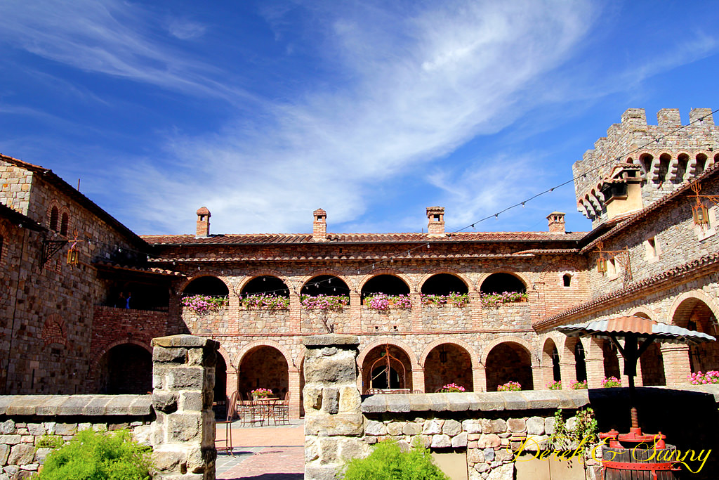 加州陽光-NAPA Valley-酒鬼的抉擇Castello di Amorosa(城堡酒莊)