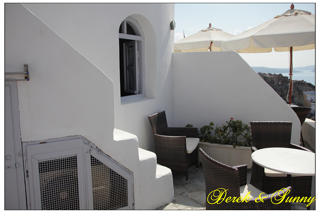 希臘愛琴海-住宿篇-Santorini Oia-Golden Sunset Villas