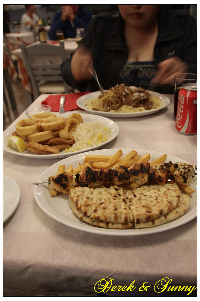 希臘愛琴海-美食篇-Santorini Fira