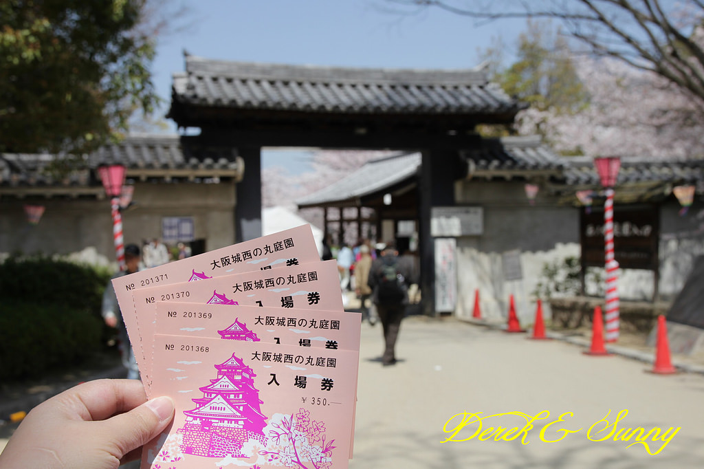 日本京阪賞櫻-櫻花篇-大阪城