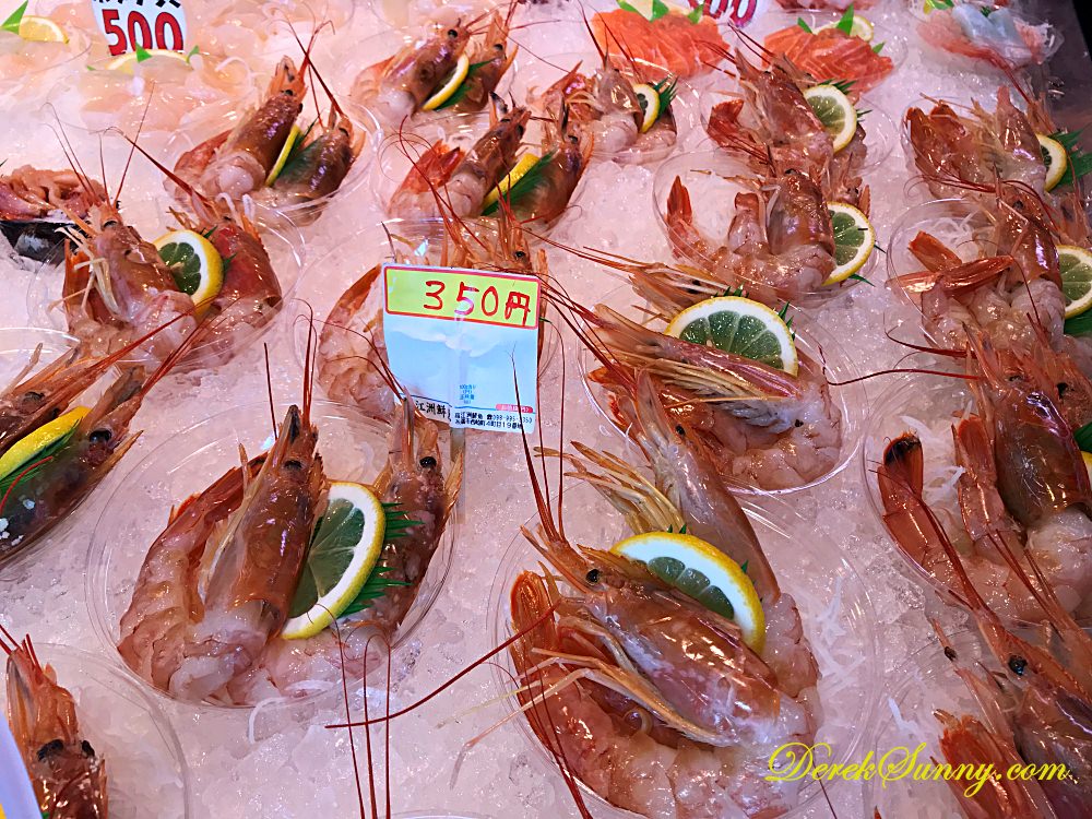 糸満漁市場 生魚片 握壽司