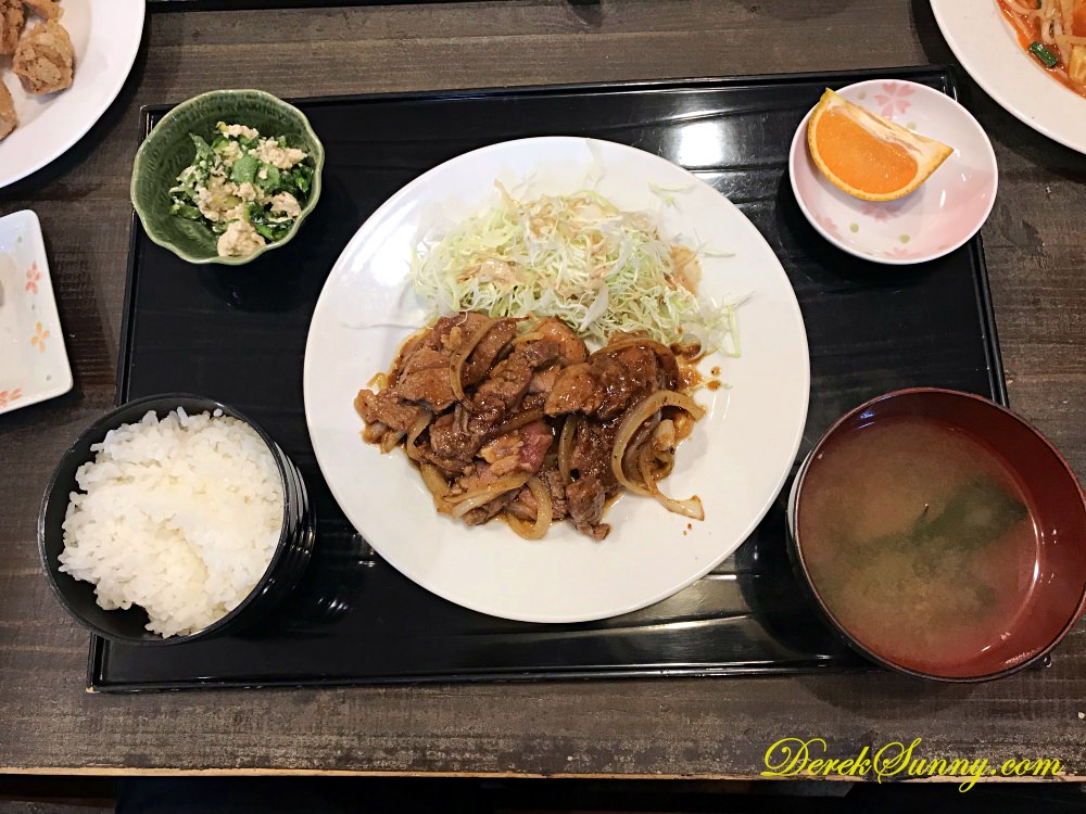 お食事処やまちゃん 黑胡椒牛肉