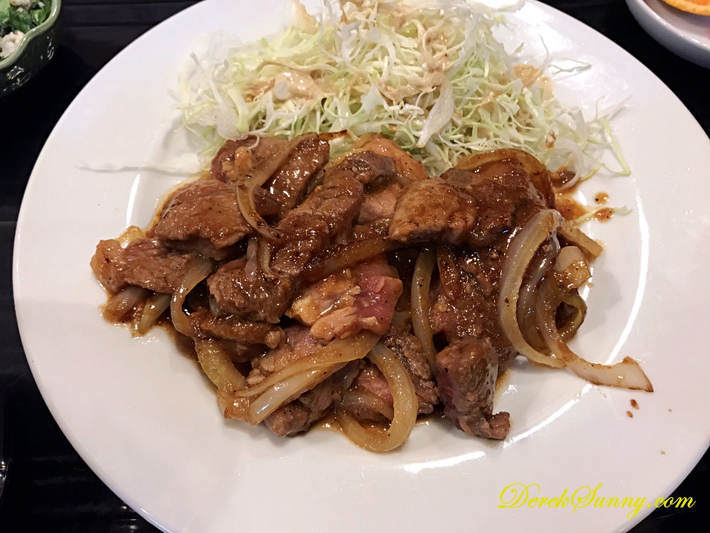 お食事処やまちゃん 黑胡椒牛肉