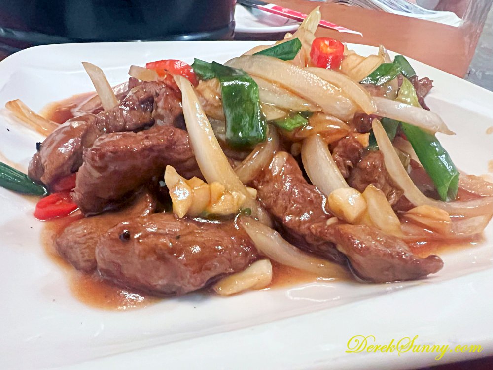 體育館海鮮碳烤 蔥爆菲力牛